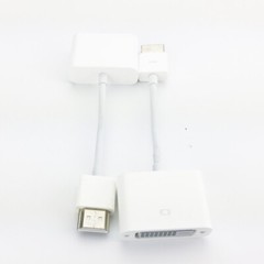 Genuine Apple HDMI to DVI Video Adapter Cable for Mac mini-MacBook Pro MGVU2ZM/A