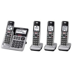 Panasonic KX-TG994SK DECT 6.0 Bluetooth 4-Handset Cordless Phone System (No Box)