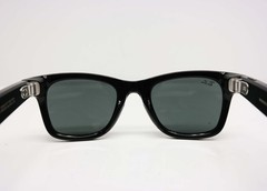 Ray-Ban Meta Wayfarer RW4006 Smart Sunglasses Green Lenses/Shiny Black