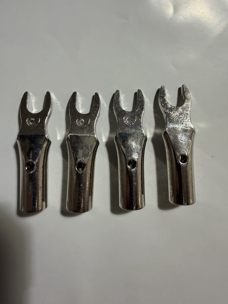 cardas banana to spade speaker adapter 1/4 inch 4pcs (new) msrp $144