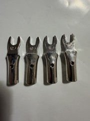 cardas banana to spade speaker adapter 1/4 inch 4pcs (new) msrp $144