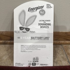 Energizer Rechargable Batteries Power Plus 6 AA + 4 AAA NiMH Made in Japan