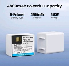 2-Pack Batteries with LCD Charger for Arlo Ultra 2,Pro 4,5S 2K Cameras VMA5400