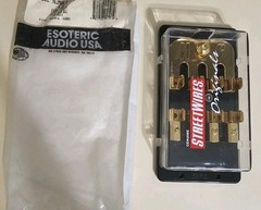 ESOTERIC STREETWIRES FUSE BLOCK 24K GOLD PLATED OVER SOLID BRASS USA
