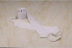 The world’s thinnest 0.9mm power flat cord, 50cm, white, made in Japan