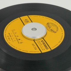 45 Record Adapter Silver 45 RPM