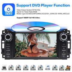 For Jeep Wrangler Unlimited 2007-2015 Car CD DVD Stereo CarPlay GPS Navi camera