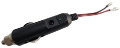 RoadPro RPPS-225 CB Radio 12 Volt DC Fused Power Lighter Plug with Hook Up Leads
