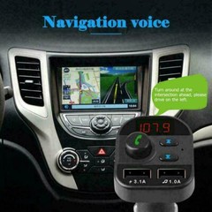 Bluetooth Car Wireless Adapter FM Transmitter MP3 Radio Car Kit 2 USB Charger