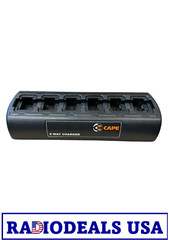 Cape 6-way Multi Charger for Motorola XPR3000E/7550E radios – CAPE 6 WAY – 1 PC