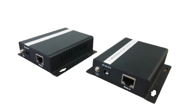 800 Meters Long-Distance IEEE802.3af/at PoE+ Extender 10/100Mbps DC 44-57V