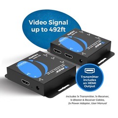 OREI 1080p HDMI Extender with Bi-directional IR up to 150m (EX-500C)