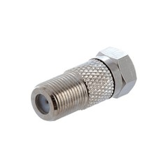 2 Pack F-Type Male to Female Adapter M/F Connector Coax Coaxial Cable TV Antenna