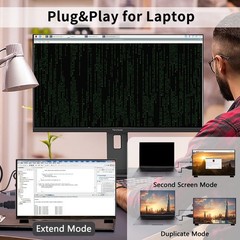 Geeekpi 10.1 Inch Capacitive Touchscreen Display 1024X600 Ips Lcd Dual-Speaker