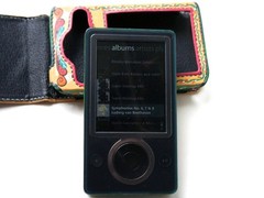 Microsoft Zune 30GB . Stylized as Uftyuga painted.
