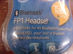 TALK2 CELLULAR FP1 Black In-Ear Only Bluetooth Headset