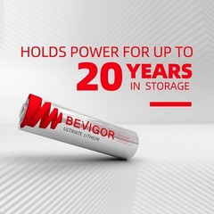 Bevigor Lithium Batteries AA Size, AA Battery 24Pack, 3000mAh Double A Battery