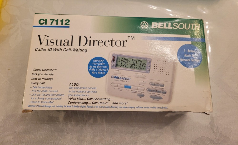 BellSouth CI-7112 Visual Director, Caller ID w/ Call Waiting & Voice Mail &more