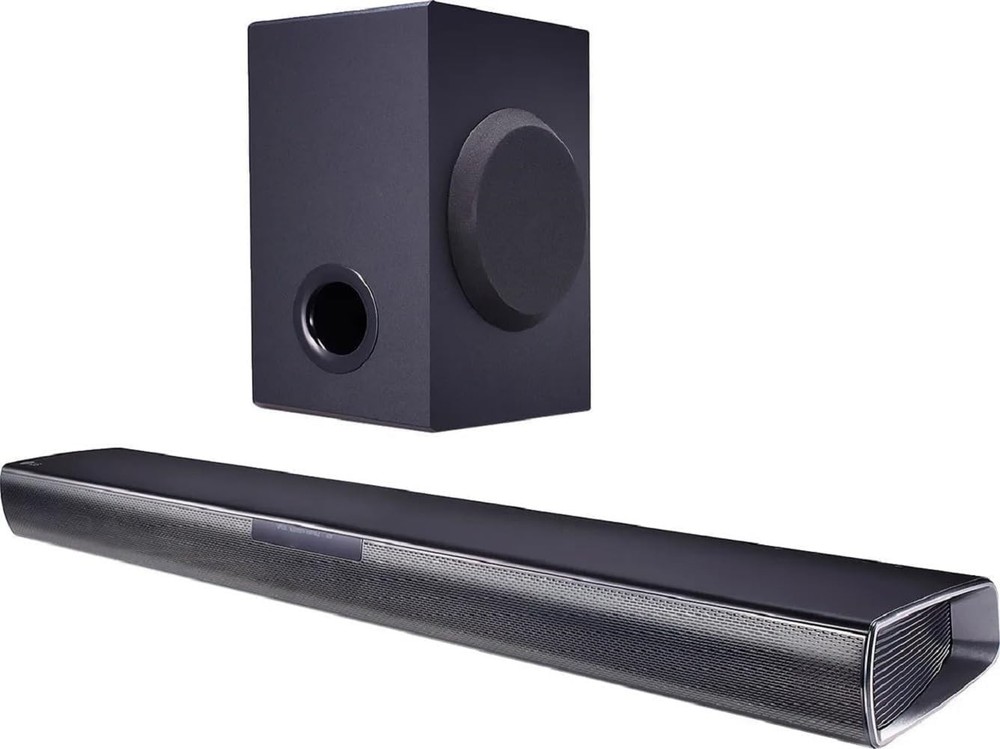 LG SQC1 Bluetooth 2.1 Ch 160W Soundbar Wireless Subwoofer