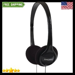 Koss KPH7 Lightweight On Ear Portable Headphones with Adjustable Headband