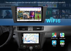 Eonon E90X7S 6+64 Android 14 9″ Car Stereo Radio CarPlay for BMW E90 E91 E92 E93