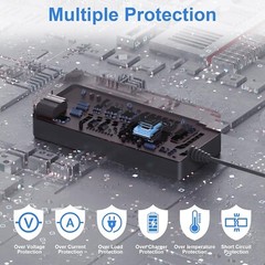 12VDC 2A Power Supply &8Way Split For CCTV Security Camera Q-See Night Owl Zmodo