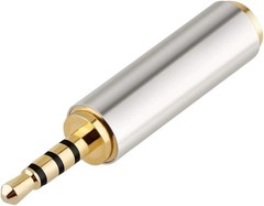 2.5mm to 3.5mm Audio Adapter with Durable ABS Finish and Lightweight Design
