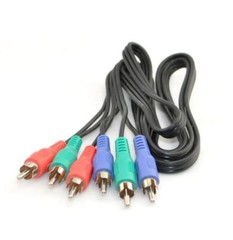 3 RCA Male to 3 RCA Male Stereo Audio Video Cable Component Gold Plated lot