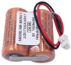 UK Stock For Mitsubishi MR-BAT6V1 2CR17335A WK17 6V 1650mAh battery with Plug
