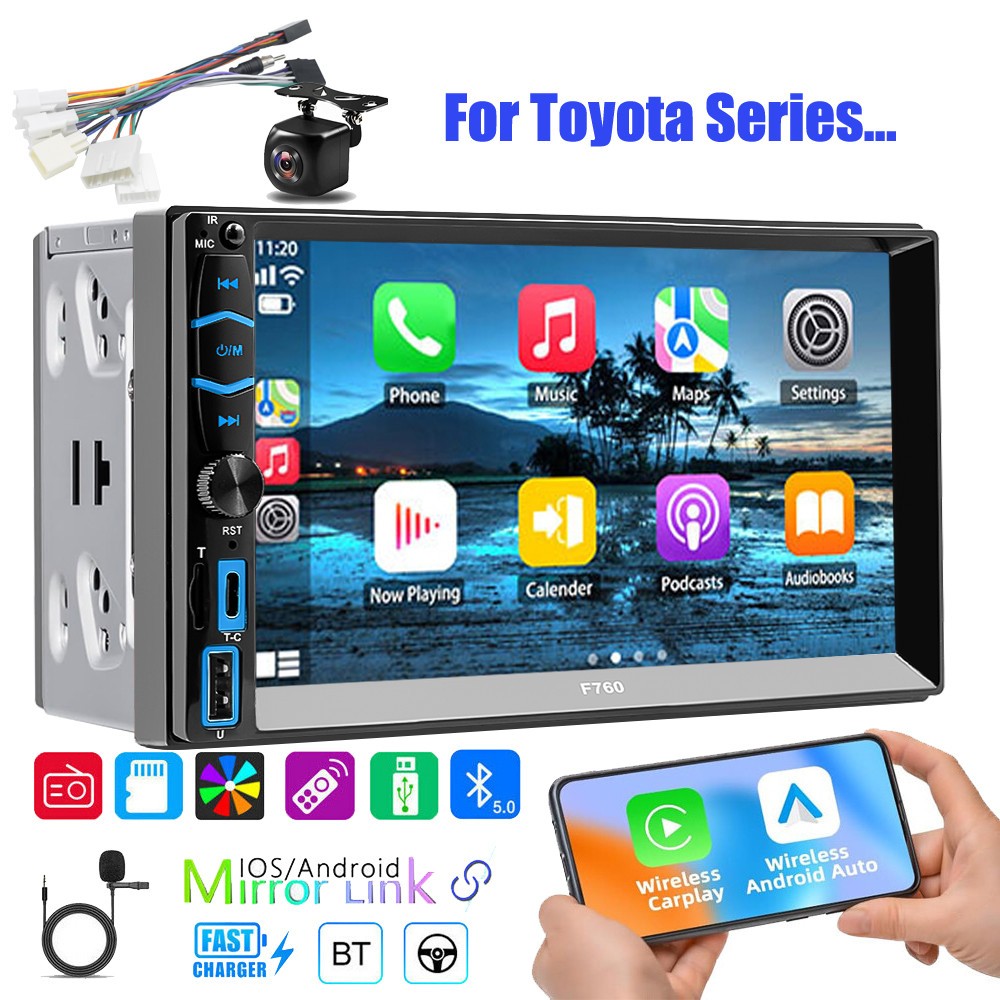 For 1990-2001 Toyota 4Runner Apple Carplay Car Stereo Radio Android Auto GPS Nav