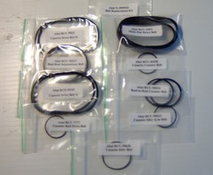 AKAI X-2000 S/SD, 1900 Reel-to-Reel Belt kit (all 9 belts)
