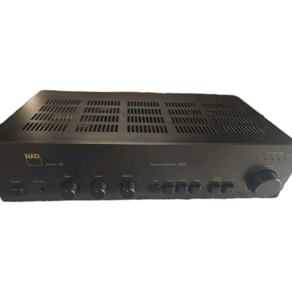 NAD 3020 Series 20 Hi-Fi Stereo Amplifier All Original – Excellent Sound – NICE
