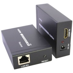 HDMI Extender up to 200ft over Cat5 Cat6 Ethernet Network LAN Cable 60m 1080P