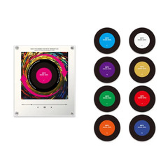Custom NFC Music Player Fridge Magnet Rotatable Disc