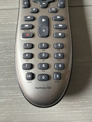 Logitech Harmony 650 Universal Programmable Remote Control Tested Powers On LCD