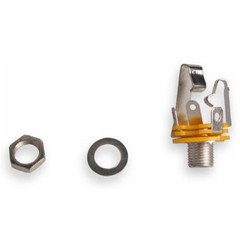 20PCS 1/4 Inch 6.35mm Stereo Socket Jack Female Connector Panel Mount Solder ##