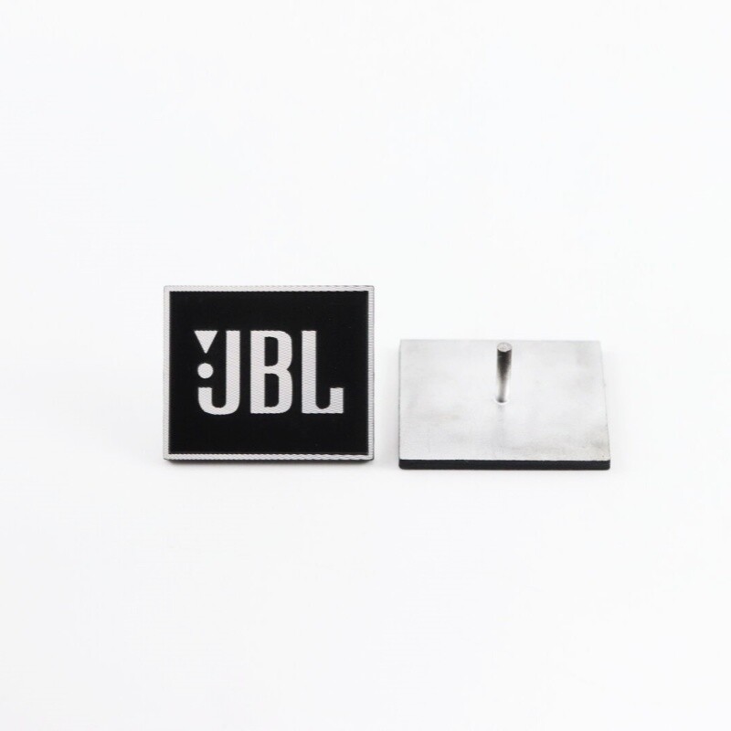 2X New For JBL Aluminum Logo Badge Replacement piece 29mmX 24mm