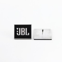 2X New For JBL Aluminum Logo Badge Replacement piece 29mmX 24mm
