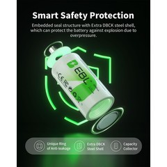 EBL Professional C Size Cell Rechargeable Batteries NIMH 1.2V 500Omah Lot
