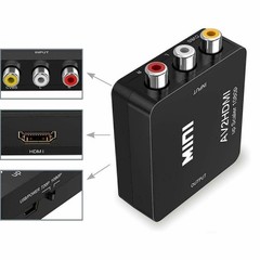 RCA AV to HDMI HD Converter Composite CVBS Video Adapter For TV/PC/DVD/PS3/ STB