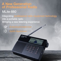 MLite880 Genuine LW/MW/LW Aviation RDS Single-Sideband Digital Portable Radio