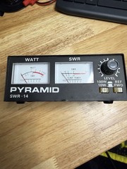 Pyramid SWR-14 Power Field Strength Meter Gold Series 10 & 100 Watts Tested