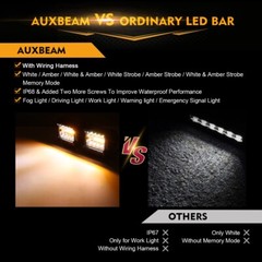 AUXBEAM 4″ INCH LED PODS WORK LIGHT BAR SPOT BEAM DRIVING OFFROAD SUV ATV TRUCK