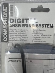 Conair TAD2014MRBCS Digital Answering Machine Voice Time Day Stamp NEW Sealed