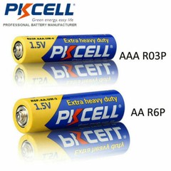 (Combo 24) AA & AAA Batteries R03P R6P UM3 UM4 1.5V Carbon-Zinc for Tree Lights