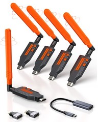 Coolpie Wireless HDMI Transmitter 4 Receivers 4K Decode