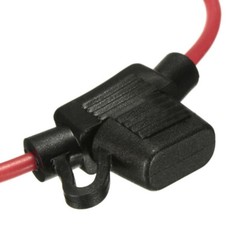 Car Automotive In-Line Mini Blade Fuse Holder 12V 20A + 5/10/15/20/25/30A Fuses