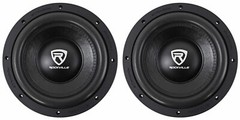 (2) Rockville W10K6D2 V2 10″ 4000 Watt Car Audio Subwoofers Dual 2-Ohm Subs