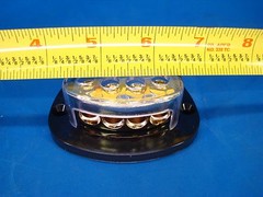 1 IN 4 OUT POWER DISTRIBUTION BLOCK 1/0 GAUGE 4 AWG HEAVY DUTY 12-VOLT US SELLER