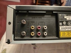 Go Video DVR5100 Sonic Blue DVD VCR Combo Player and VHS ~ Yes A Remote Control